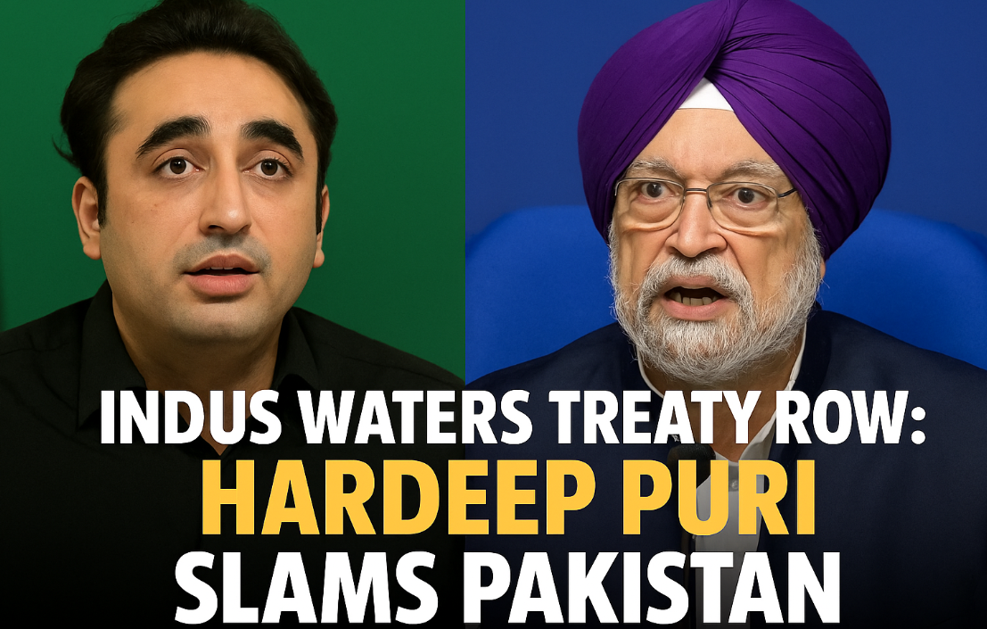 Indus Waters Treaty Row: Hardeeep Singh Puri ka Pakistan ko Takkar Bhara Jawaab| Indus Waters Treaty Row: Hardeeep Singh Puri ka Pakistan ko Takkar Bhara Jawaab|