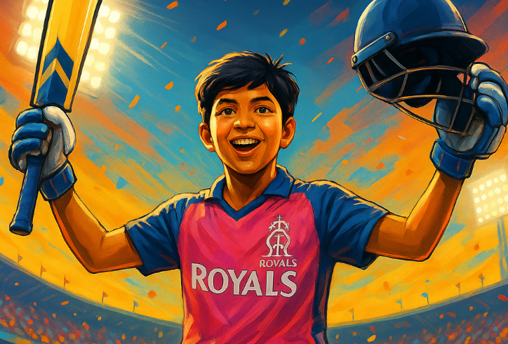 Vaibhav Suryavanshi: 14 Sall Ka Wonder Kid, IPL 2025 Mein Sabse Young T20 Centurion|