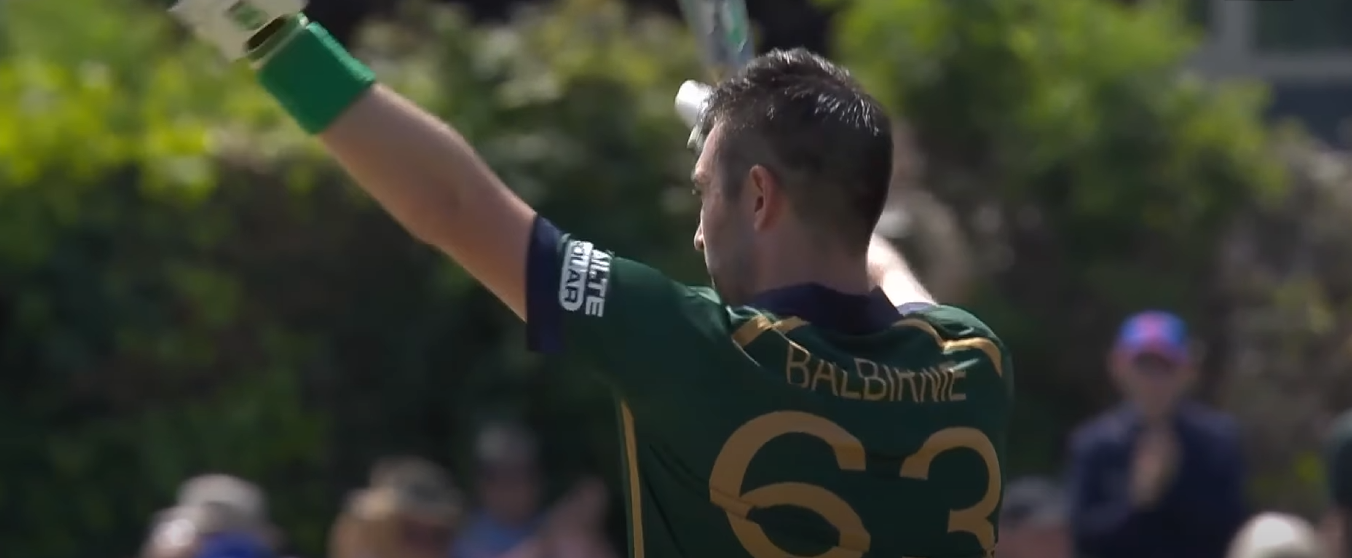 Balbirnie ke shatak ne dikhaya dum, McCarthy ki bowling se Ireland ne West Indies ko 124 runs se haraya|